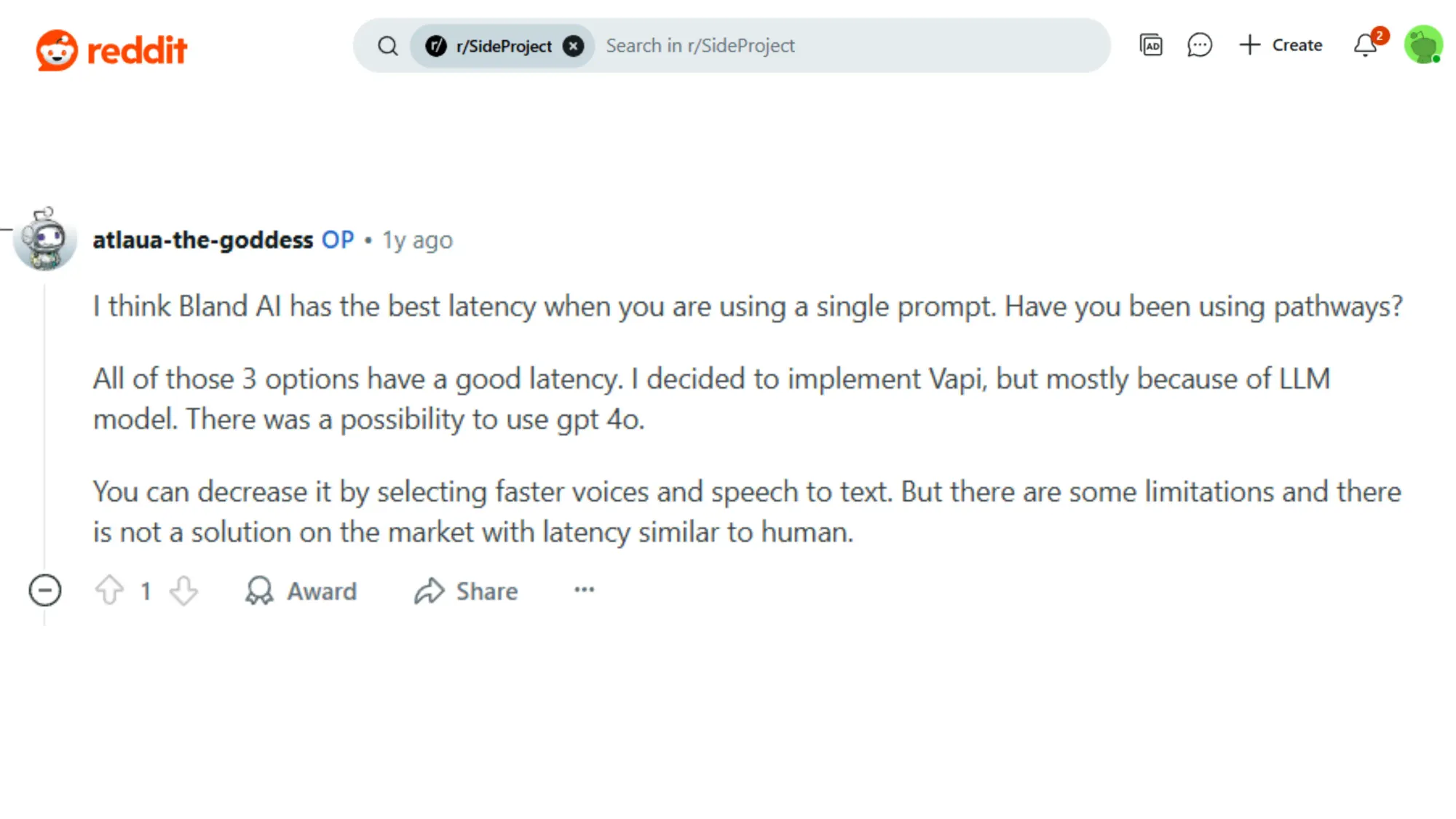 Bland AI Review Reddit