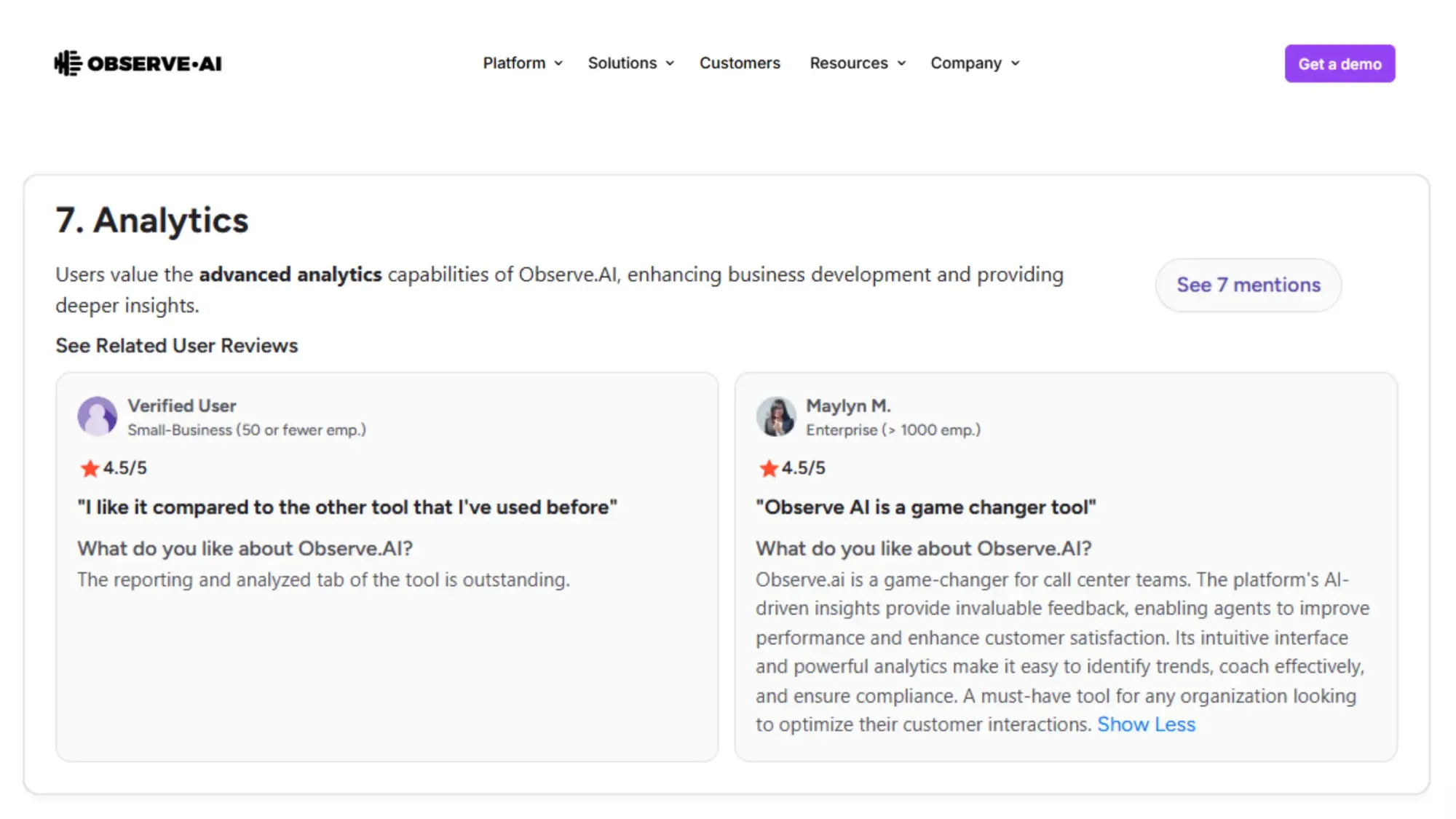 Observe AI Review