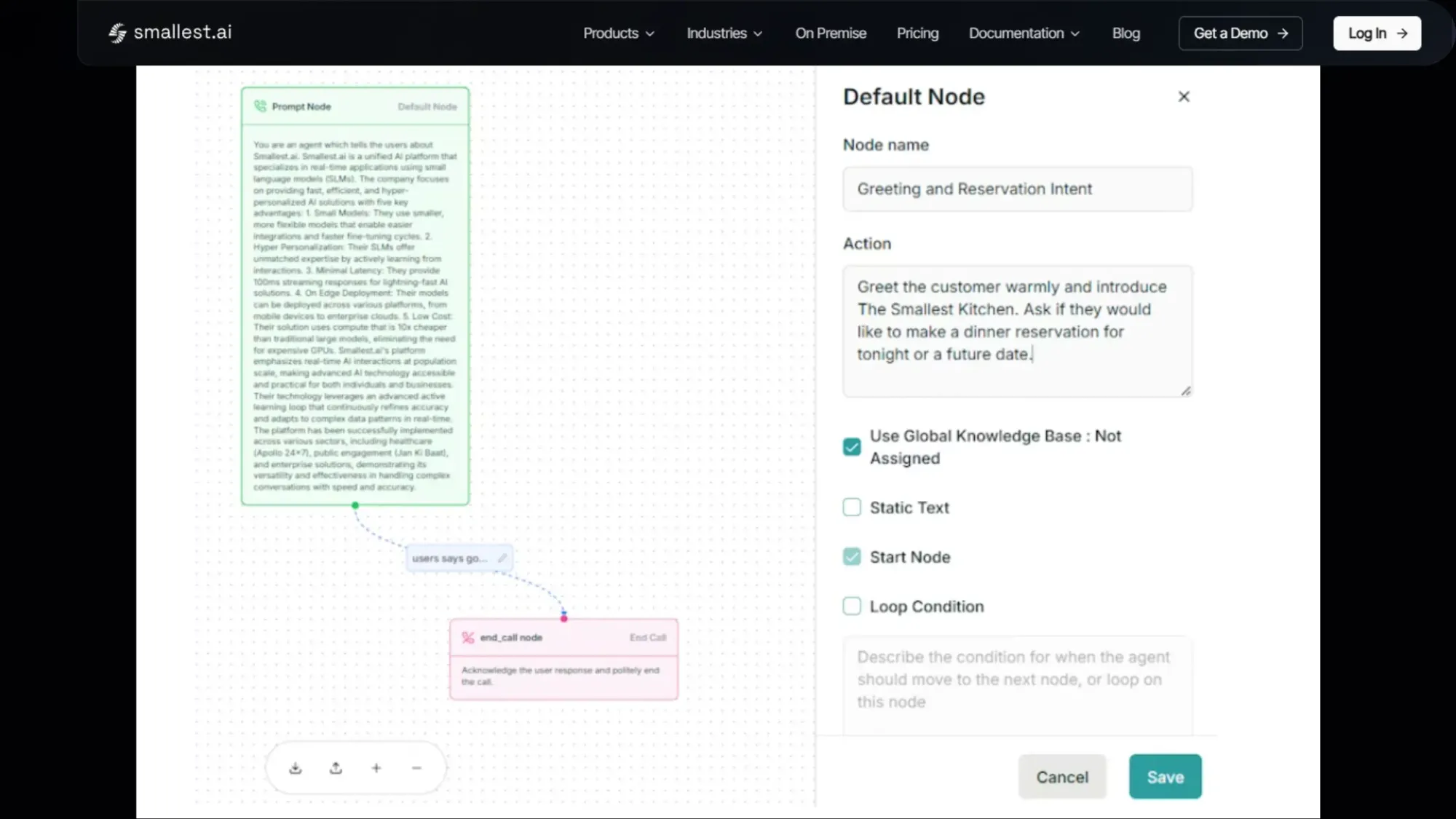 Smallest AI Interface & Setup